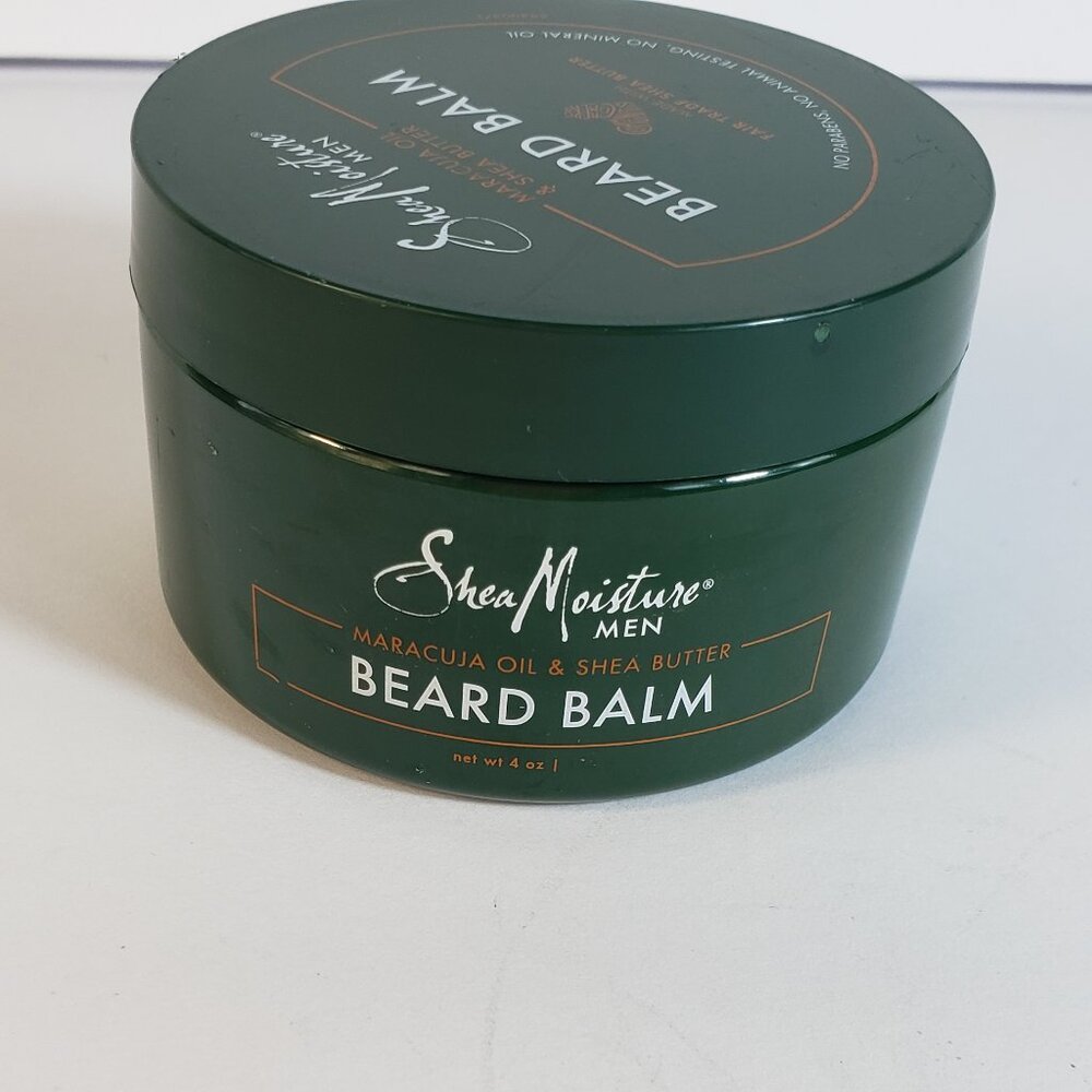 Shea Moisture Mens Beard Balm Maracuja Oil & Shea Butter 4 oz (113 g) New